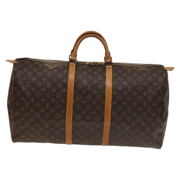 LOUIS VUITTON Monogram Keepall 60 Boston Bag M41422 LV Auth ep9860 - Picture 13 of 16